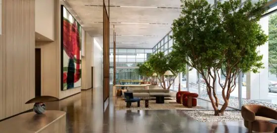 2828 Harwood Renovated Lobby Rendering